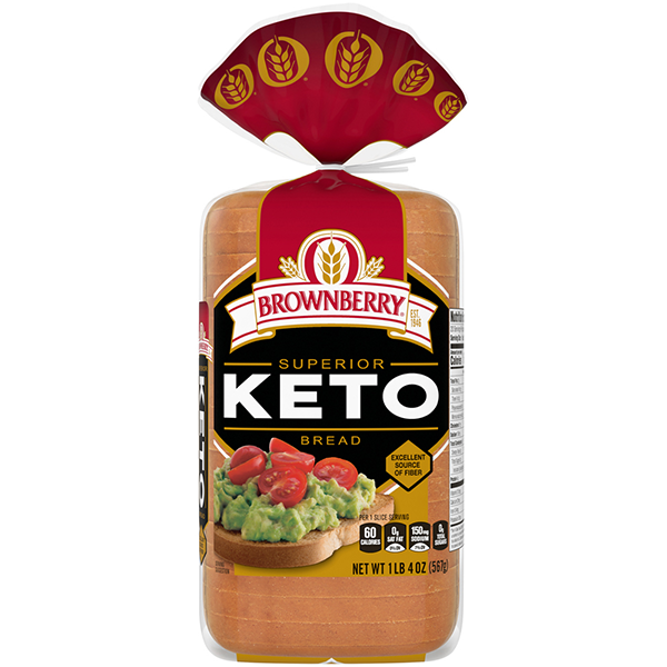 slide 1 of 1, Brownberry Superior Keto Bread, 20 oz