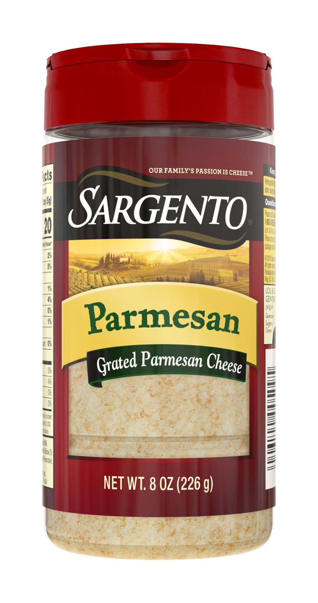 slide 4 of 5, Sargento Grated Parmesan Cheese, 8 oz., 8 oz