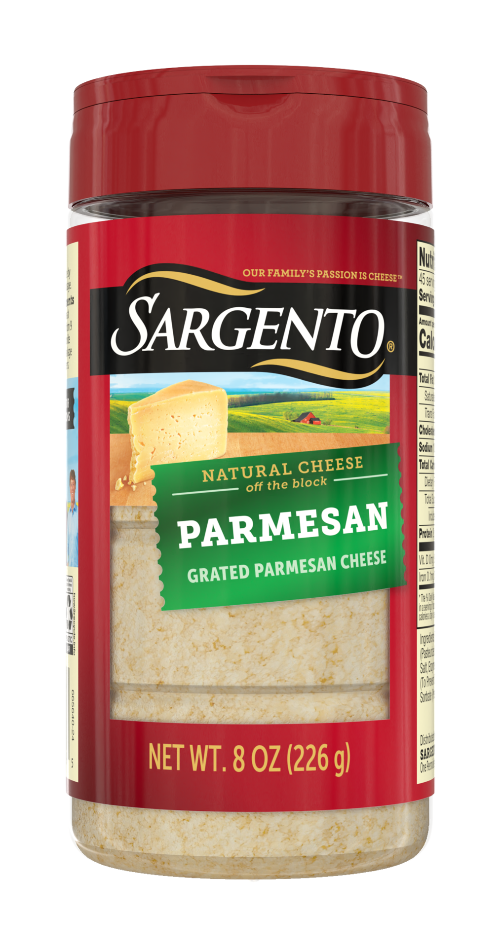 slide 1 of 5, Sargento Grated Parmesan Cheese, 8 oz., 8 oz