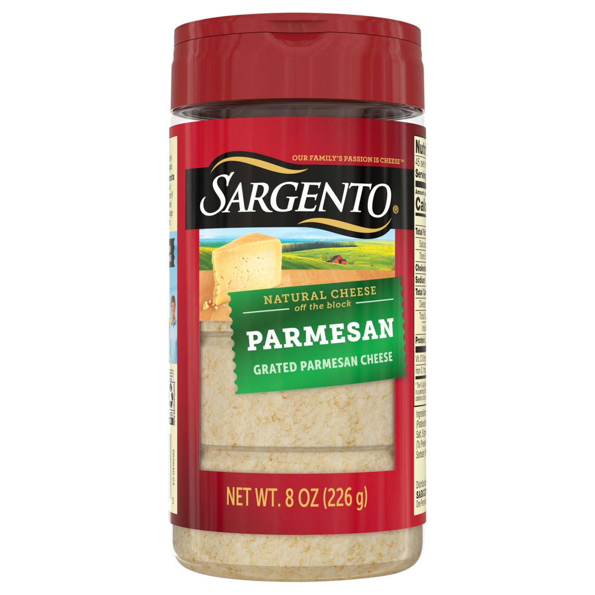 slide 1 of 5, Sargento Grated Parmesan Cheese, 8 oz., 8 oz