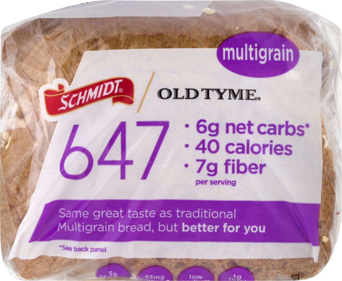 slide 1 of 12, Schmidt's Old Tyme 647 Multigrain Bread 17 oz, 17 oz