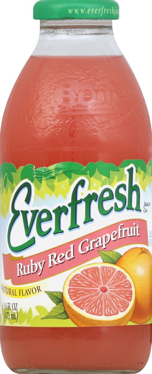 slide 3 of 4, Everfresh Ruby Red Grapefruit Juice - 16 fl oz, 16 fl oz
