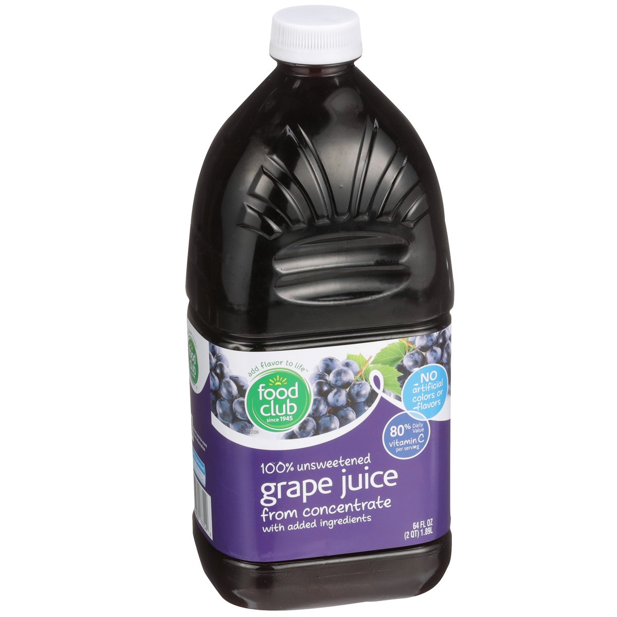 slide 3 of 9, Food Club 100% Grape Juice - 64 fl oz, 64 fl oz