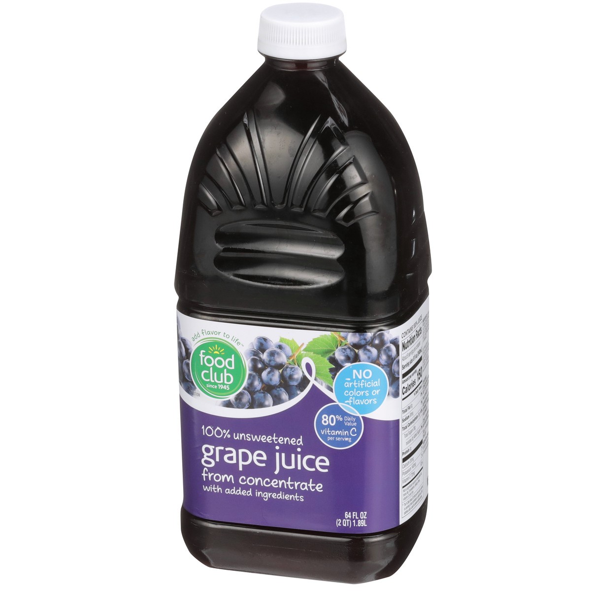 slide 8 of 9, Food Club 100% Grape Juice - 64 fl oz, 64 fl oz