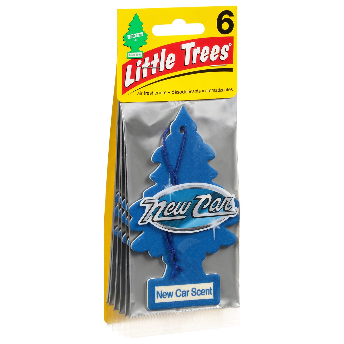 slide 12 of 13, Little Trees New Car Scent Air Freshener 6 ea, 6 ct