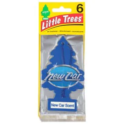 Little Trees New Car Scent Air Freshener 6 ea