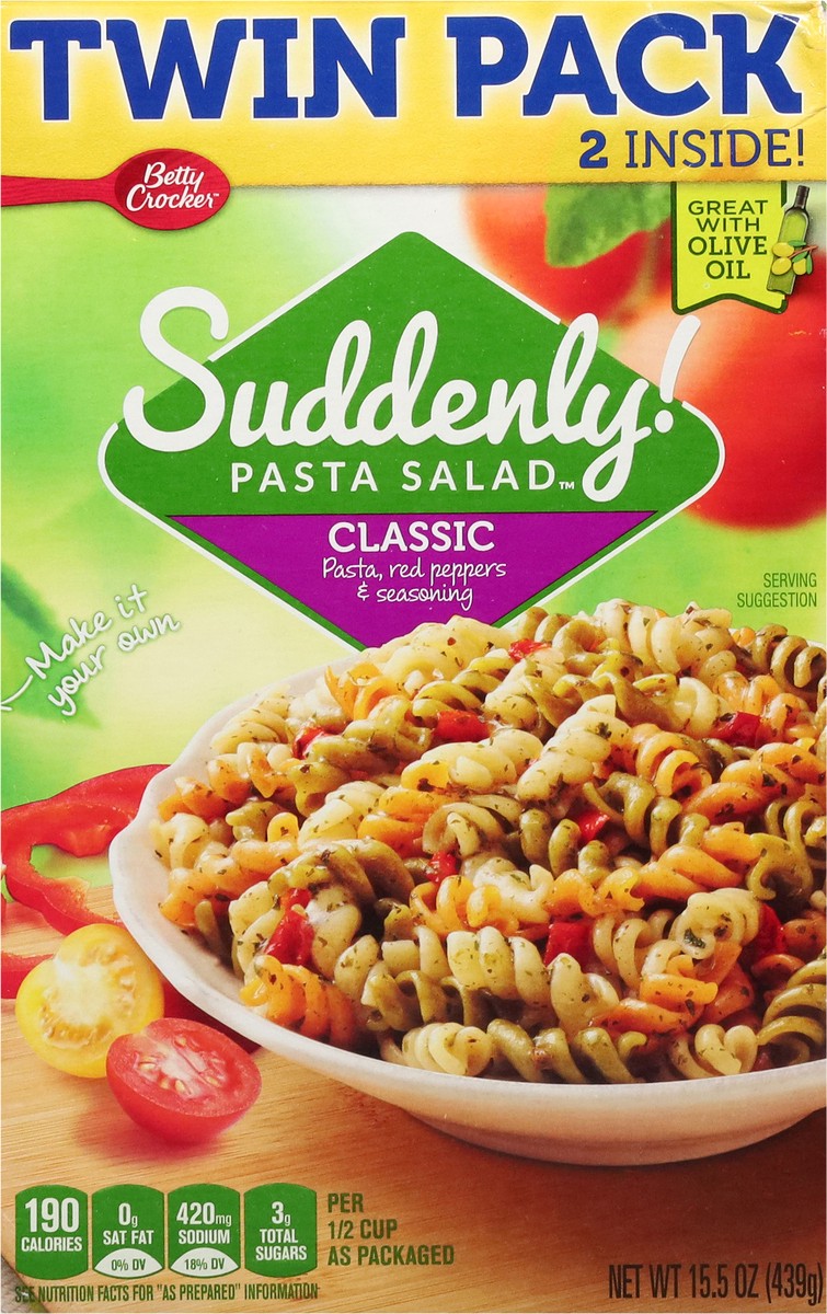 slide 11 of 13, Suddenly! Classic Pasta Salad Twin Pack 15.5 oz, 2 ct