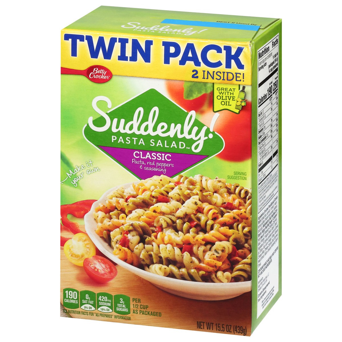 slide 13 of 13, Suddenly! Classic Pasta Salad Twin Pack 15.5 oz, 2 ct