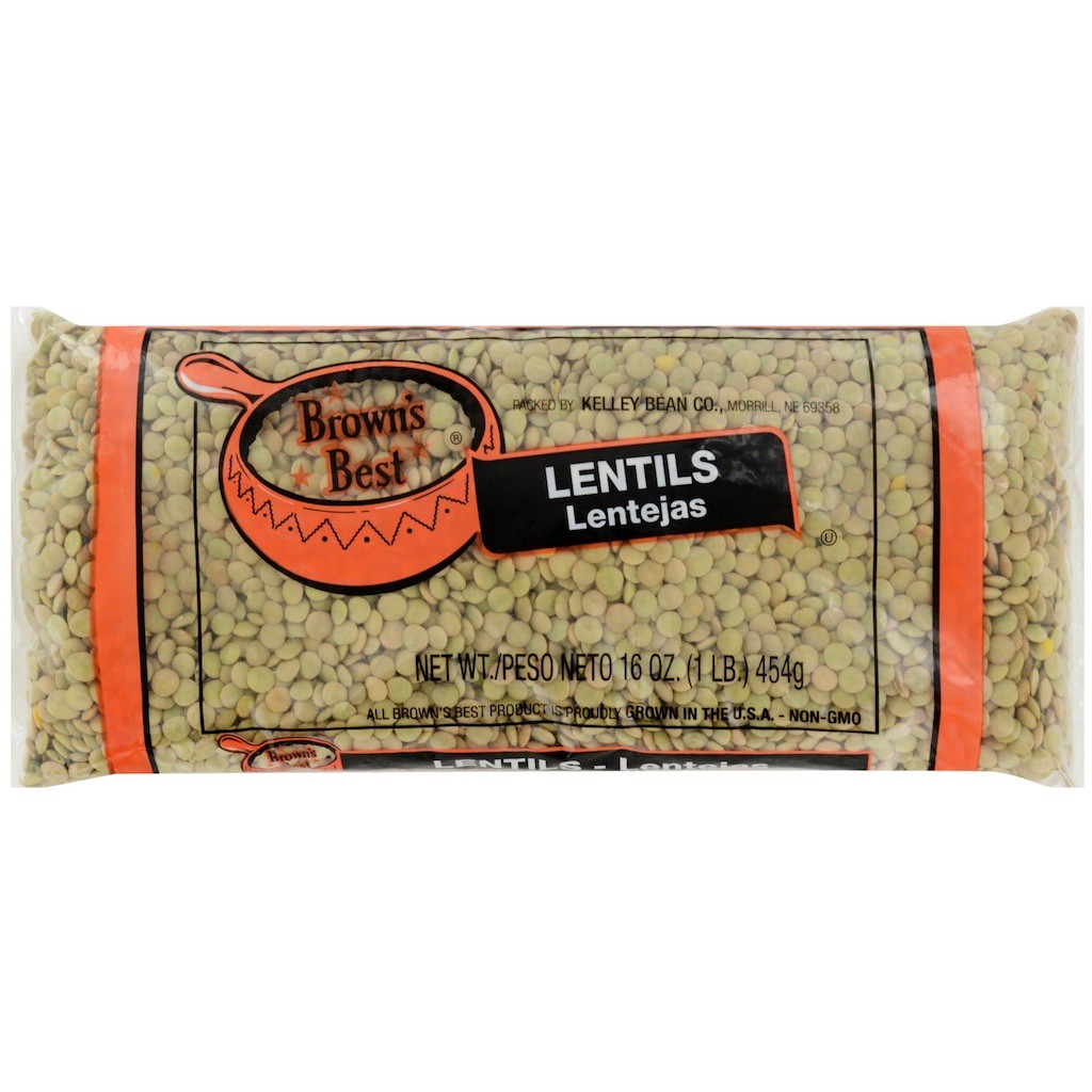 slide 1 of 1, Brown's Best Lentils, 16 oz