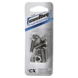 Custom Accessories Stainless Steel Standard License Plate Fasteners