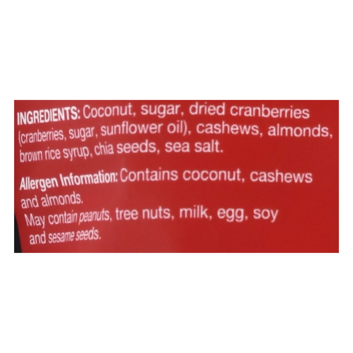 slide 4 of 10, KIND Coconut & Fruit Cranberry Cashew Clusters 4 oz, 4 oz