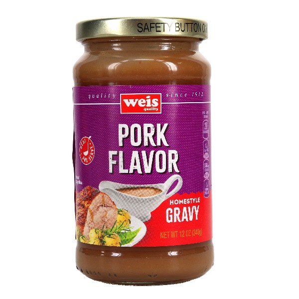 slide 1 of 1, Weis Quality Real Pork Homestyle Gravy - 12 oz, 12 oz
