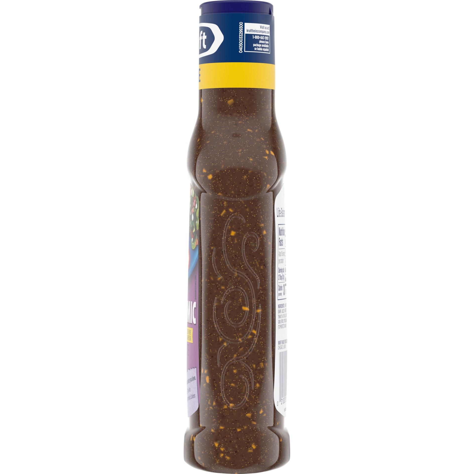 slide 5 of 7, Kraft Balsamic Vinaigrette Lite Salad Dressing Bottle, 16 fl oz