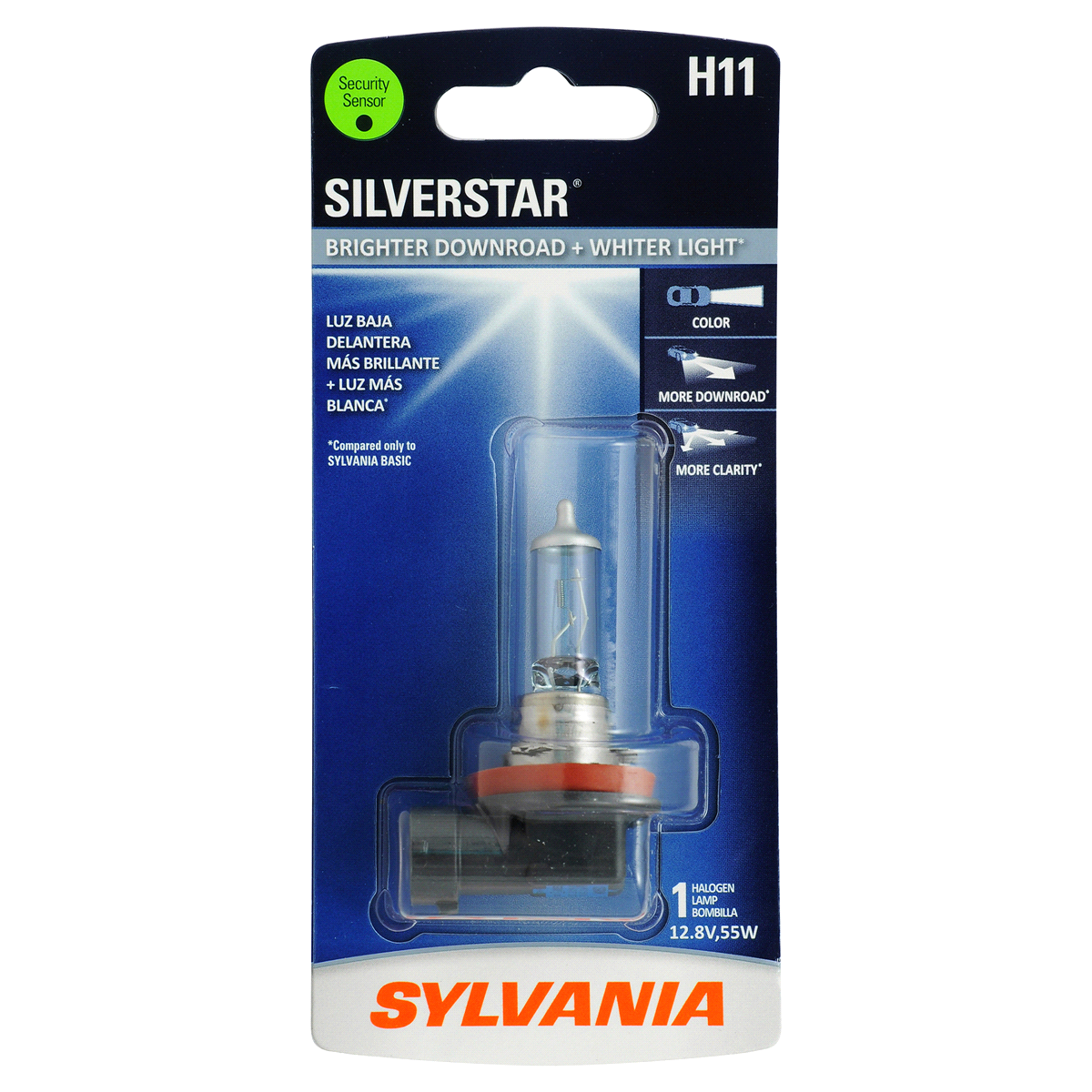 slide 1 of 6, Sylvania H11 SilverStar Headlight, 1 ct