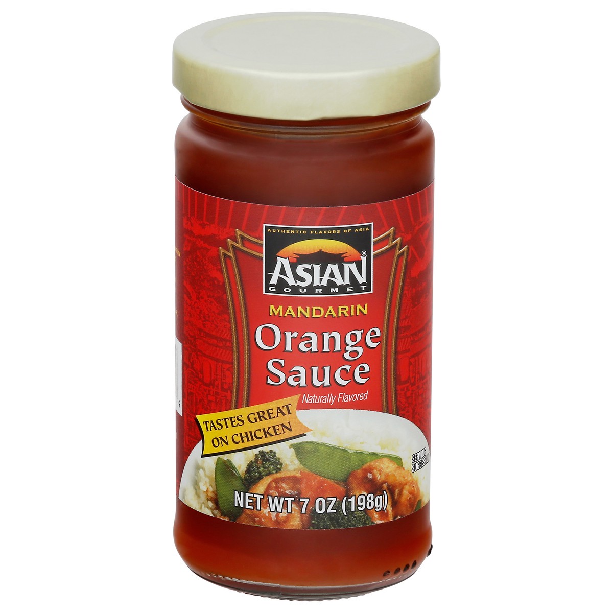 slide 10 of 12, Asian Gourmet Mandarin Orange Sauce 7 oz Jar, 7 oz