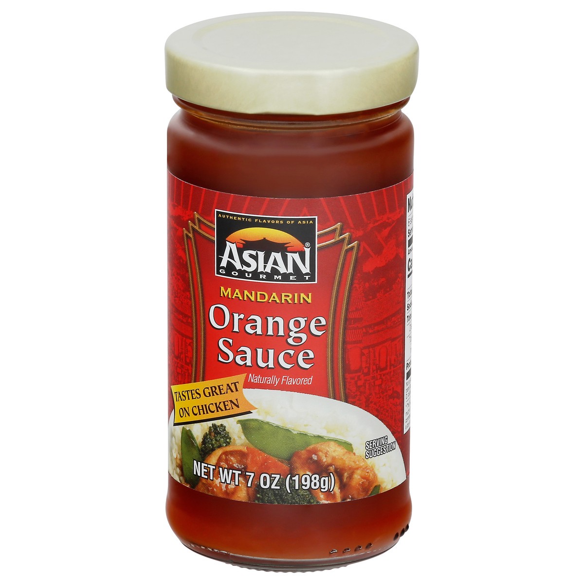 slide 9 of 12, Asian Gourmet Mandarin Orange Sauce 7 oz Jar, 7 oz