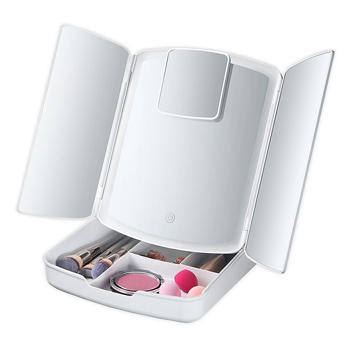 slide 1 of 7, As Seen on TV My Foldaway Lighted Makeup Mirror, 1 ct