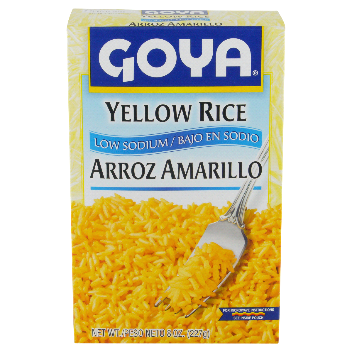 slide 1 of 1, Goya Low Sodium Yellow Rice, 8 oz