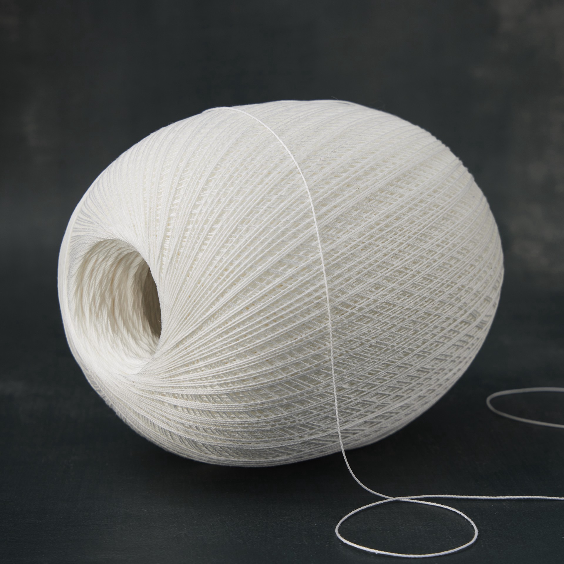slide 4 of 5, Coats Aunt Lydia's Jumbo Crochet Cotton Thread, White, 2730 yd