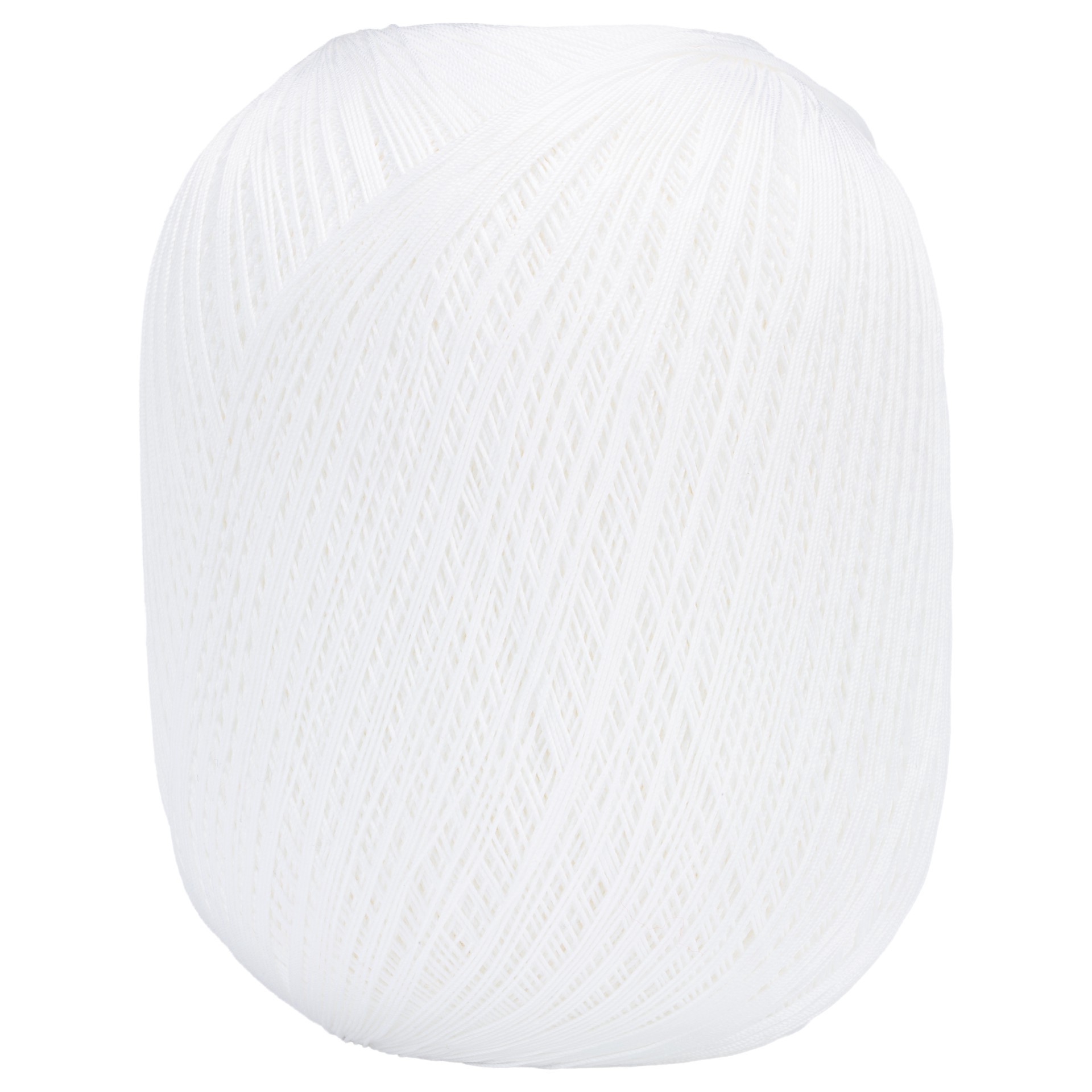 slide 5 of 5, Coats Aunt Lydia's Jumbo Crochet Cotton Thread, White, 2730 yd