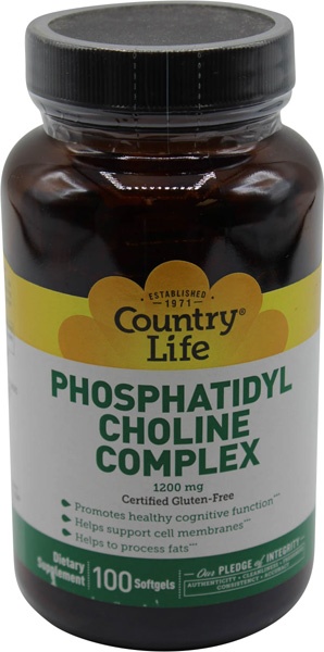 slide 1 of 1, Country Life Phosphatidyl Choline C, 100 ct