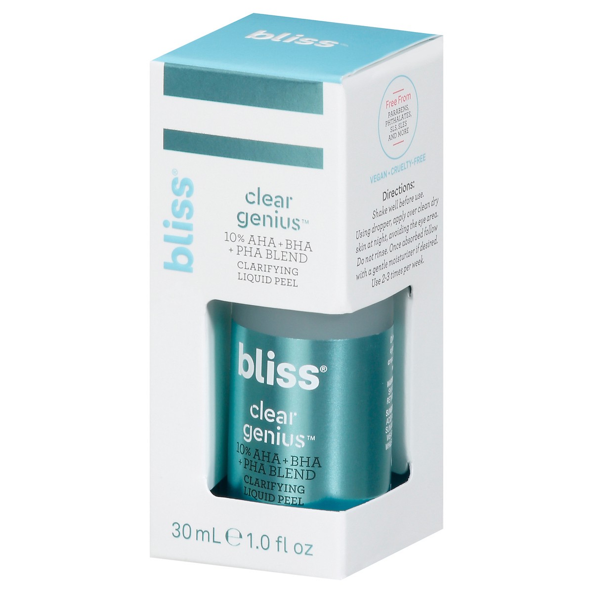 slide 7 of 9, Bliss Clear Genius Clarifying Liquid Peel 1.0 fl oz, 1 oz