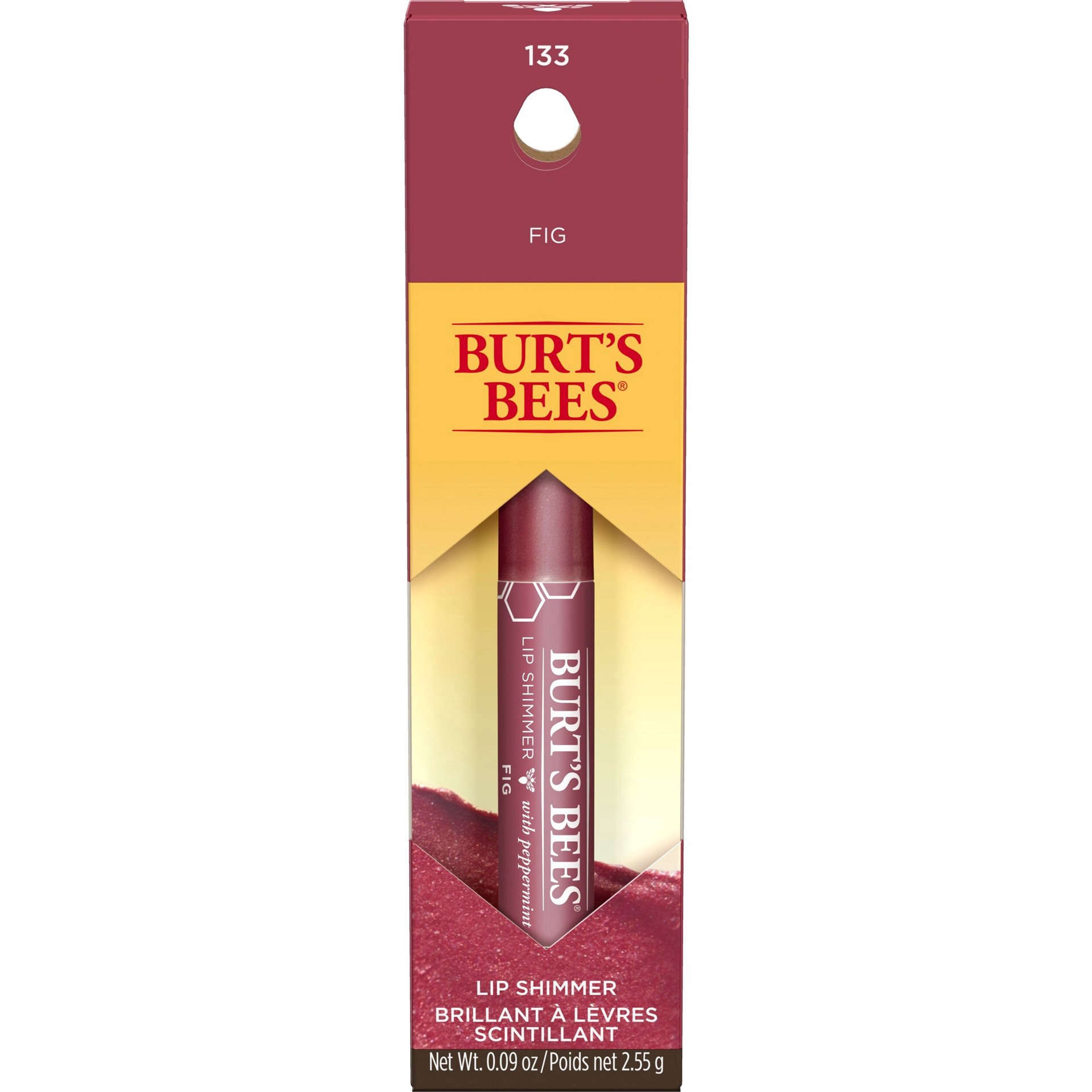 slide 11 of 13, Burt's Bees Fig 133 Lip Shimmer 0.09 oz, 0.09 oz