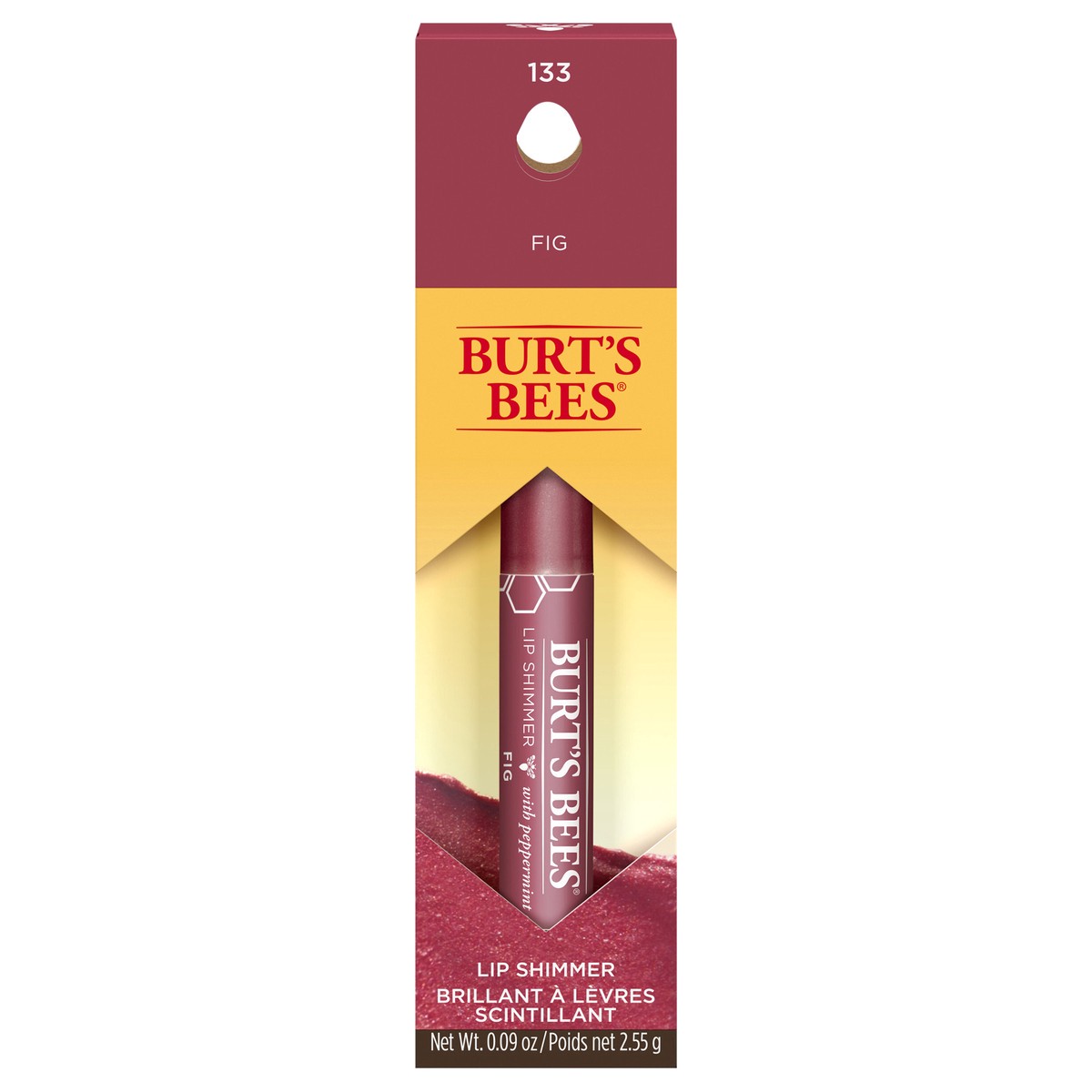 slide 1 of 13, Burt's Bees Fig 133 Lip Shimmer 0.09 oz, 0.09 oz