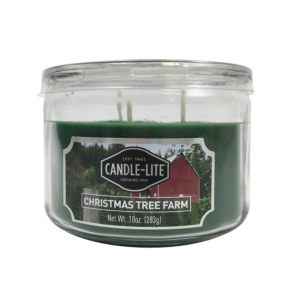 slide 1 of 1, Candle-Lite 3 Wick Scented Candle - Christmas Tree Farm, 10 oz