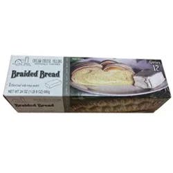 Braided Bread Cream Cheese Filling Loaf