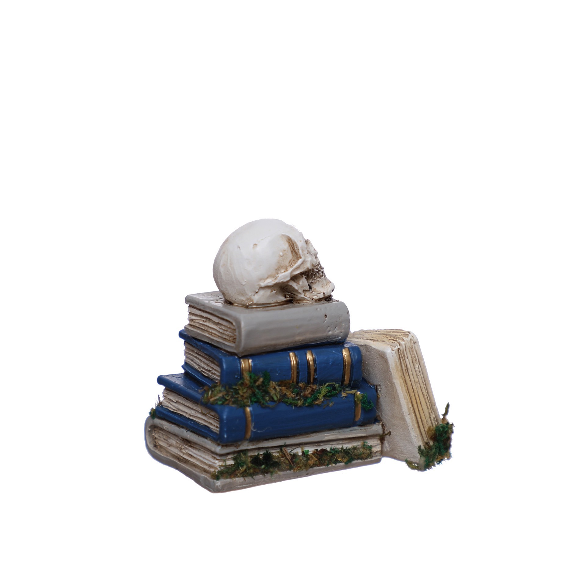 slide 2 of 3, Mini Skull On Books Decoration By Ashland, 2 in x 1.5 in x 2.75 in