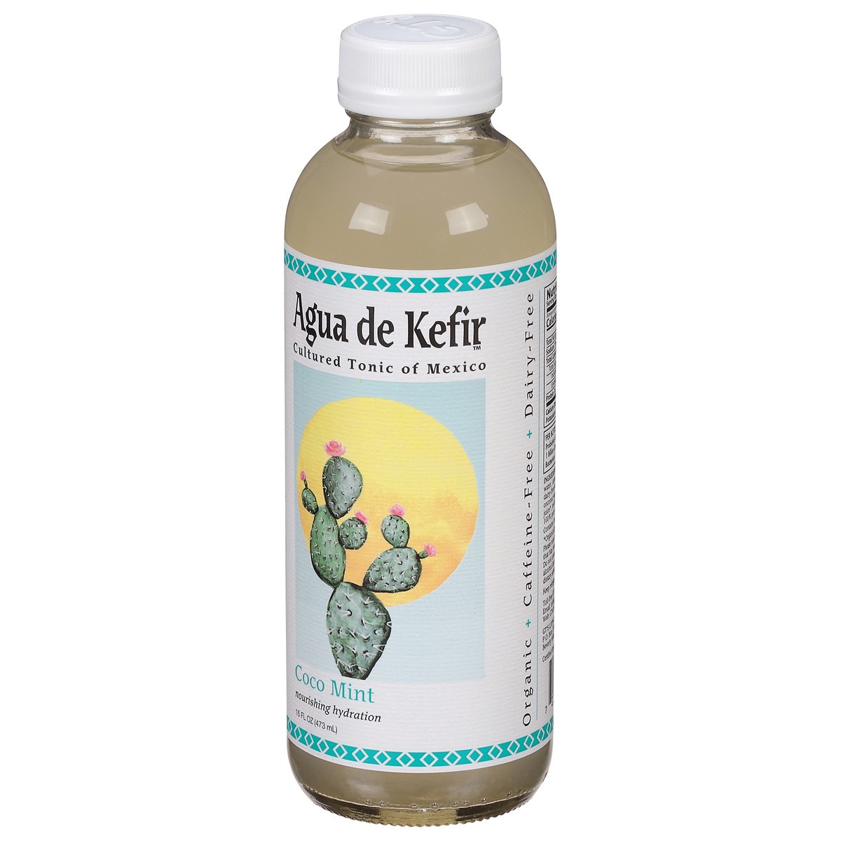 slide 8 of 9, GT's Agua de Kefir Coco Mint Cultured Tonic of Mexico 16 fl oz, 16 fl oz