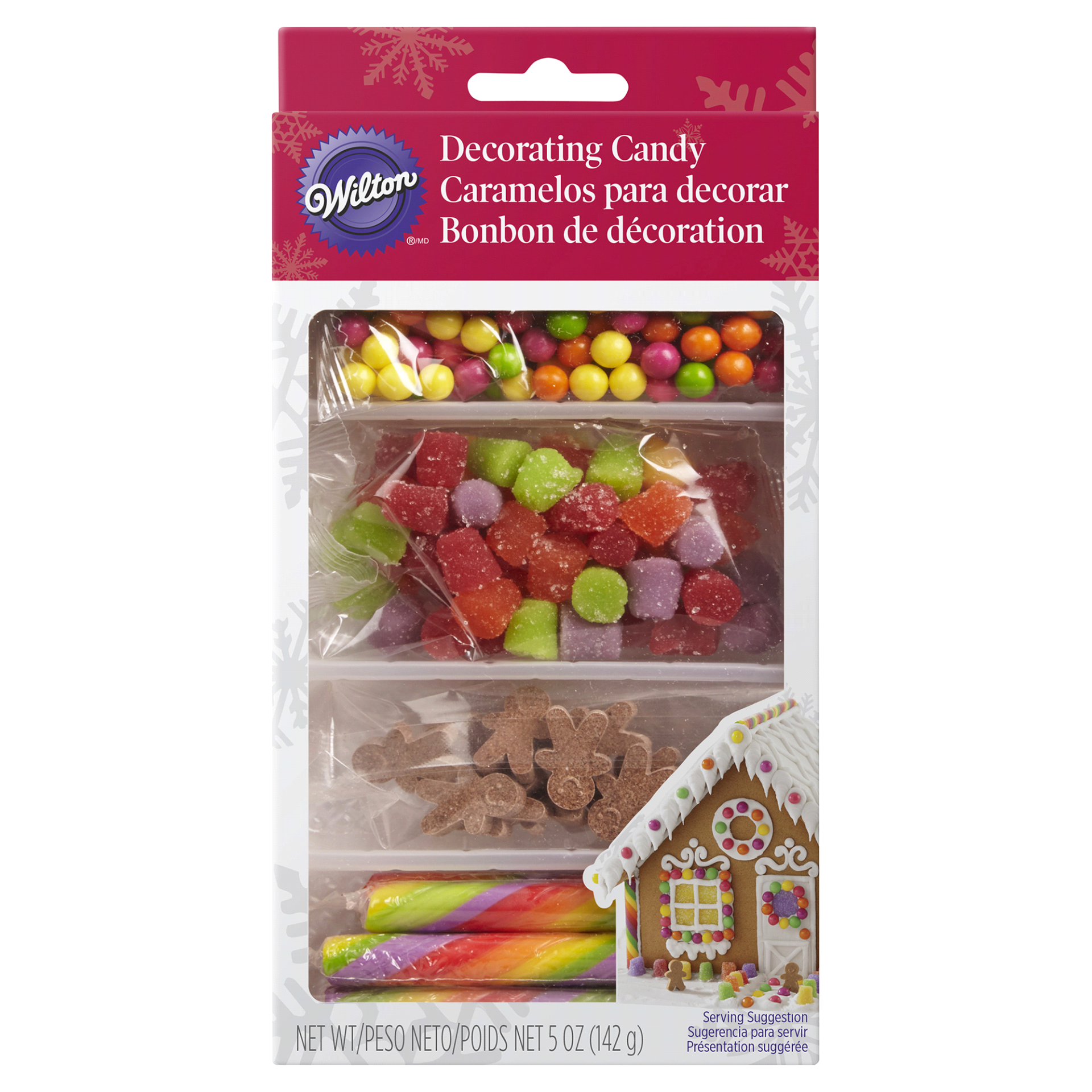 slide 1 of 1, Wilton Gingerbread House Candy Decorating Kit, 1 ct