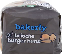 bakerly Brioche Burger Buns 7.5 oz