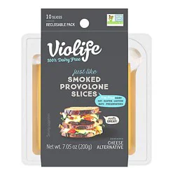 Violife Just Like Smoked Provolone Slices Dairy-Free Vegan - 7.05 Oz