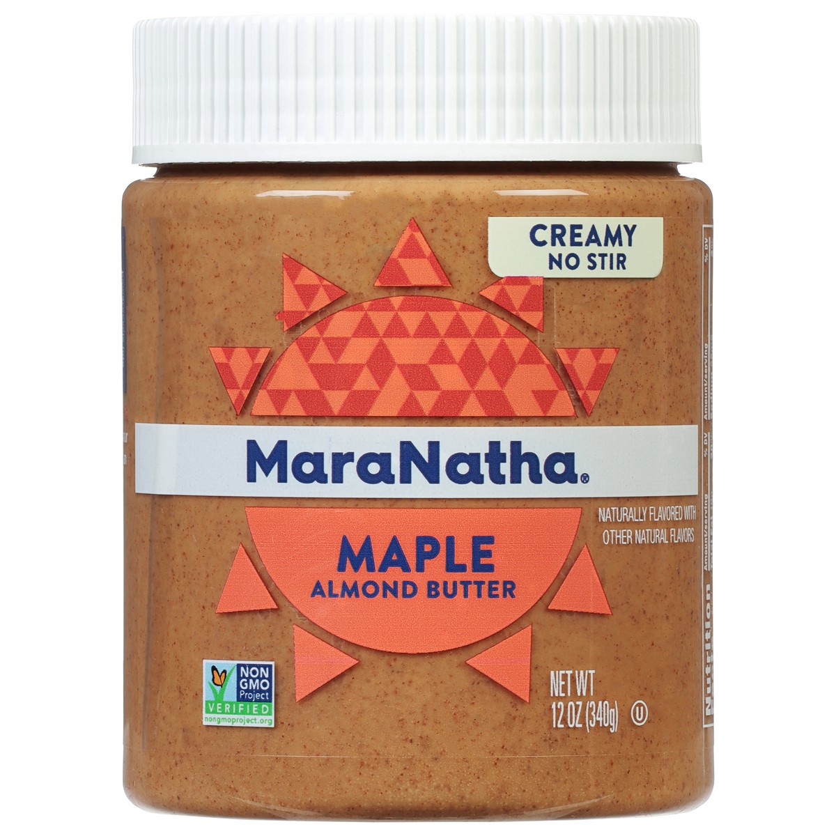 slide 1 of 7, MaraNatha Creamy No Stir Maple Almond Butter 12 oz, 12 oz