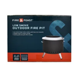 FIRE & FEAST FF Fire Pit, 22in