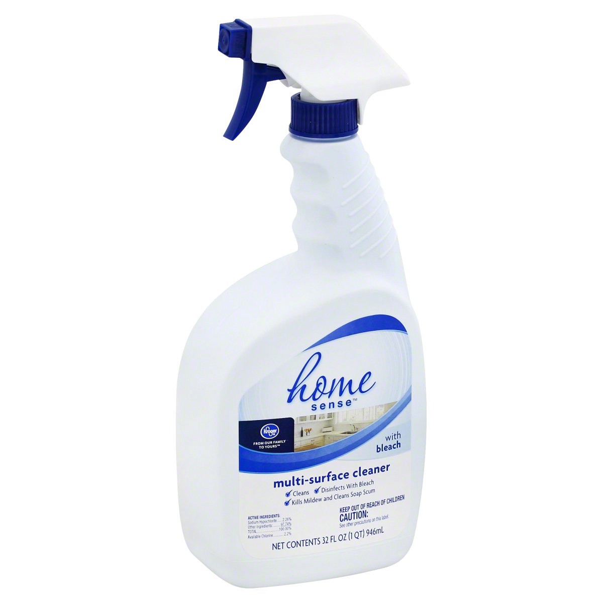 slide 1 of 1, Kroger Home Sense Clean it Bleach, 32 fl oz