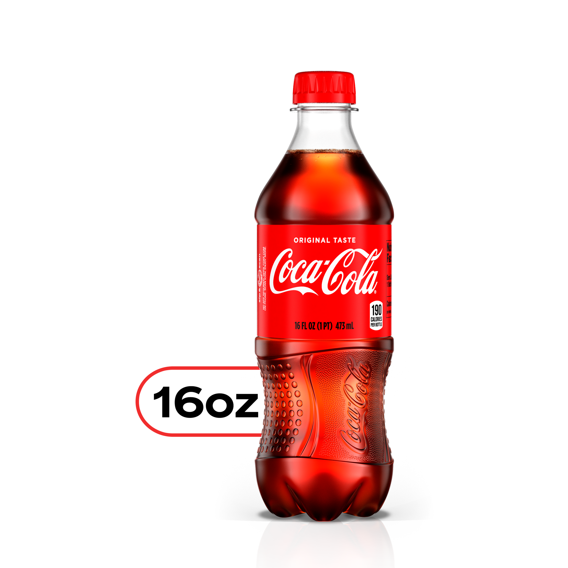 slide 1 of 7, Coca-Cola Original Taste Cola 16 oz, 16 oz