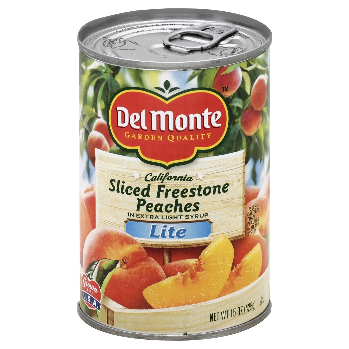 slide 1 of 1, Del Monte Peaches 15 oz, 15 oz