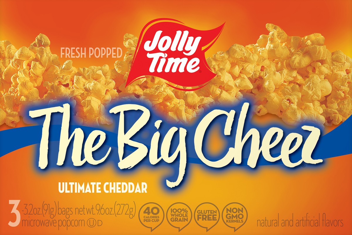 slide 9 of 10, Jolly Time Big Cheese Microwave Popcorn, 10.5 oz