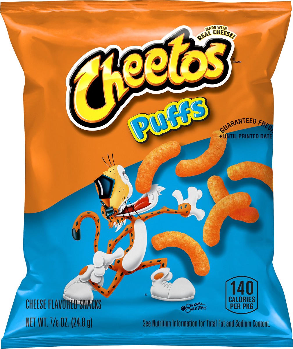 slide 3 of 6, Cheetos Puffs Cheese Flavored Snacks, 0.875 Oz, 0.875 oz