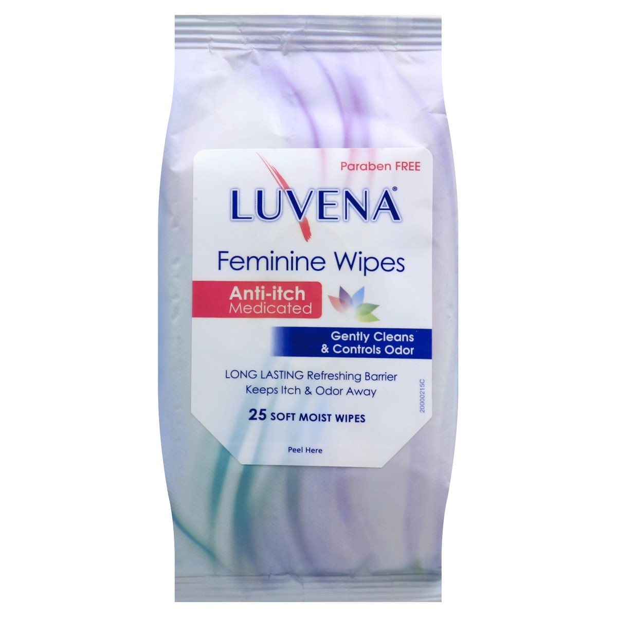 slide 4 of 7, Luvena Wipes 1 ea, 25 ct