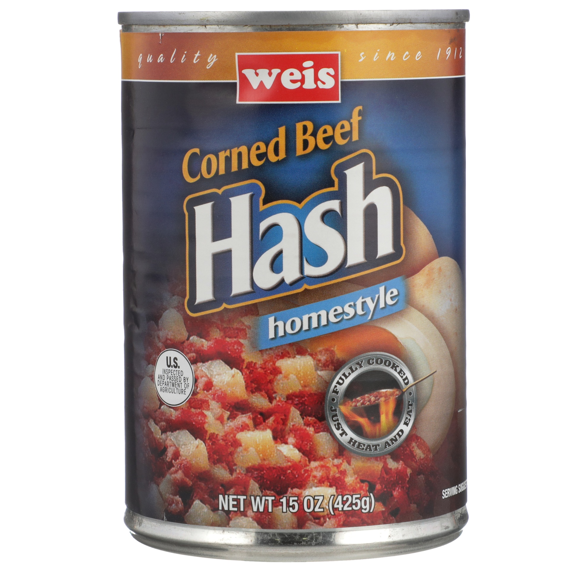 slide 1 of 6, Weis Quality Homestyle Corned Beef Hash, 15 oz