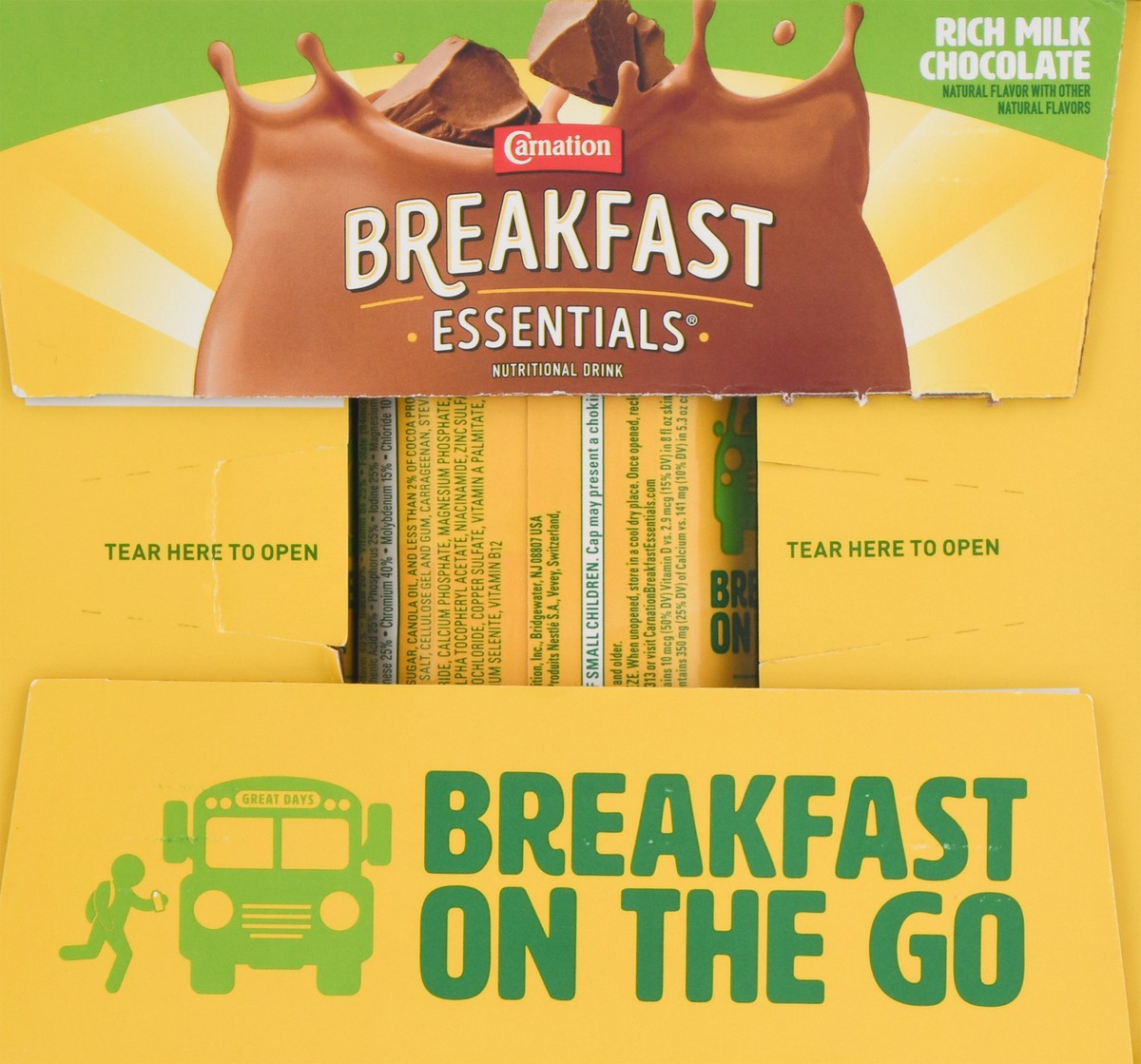 slide 4 of 12, Carnation Breakfast Essentials High Protein Rich Milk Chocolate Nutritional Drink 12 - 8 fl oz Cartons, 12 ct