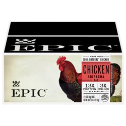 Epic Chicken Sriracha Meat Bars - 12 ct