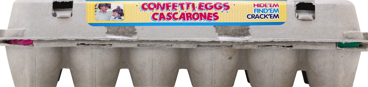 slide 4 of 4, Party Favor Confetti Eggs, 12 ct