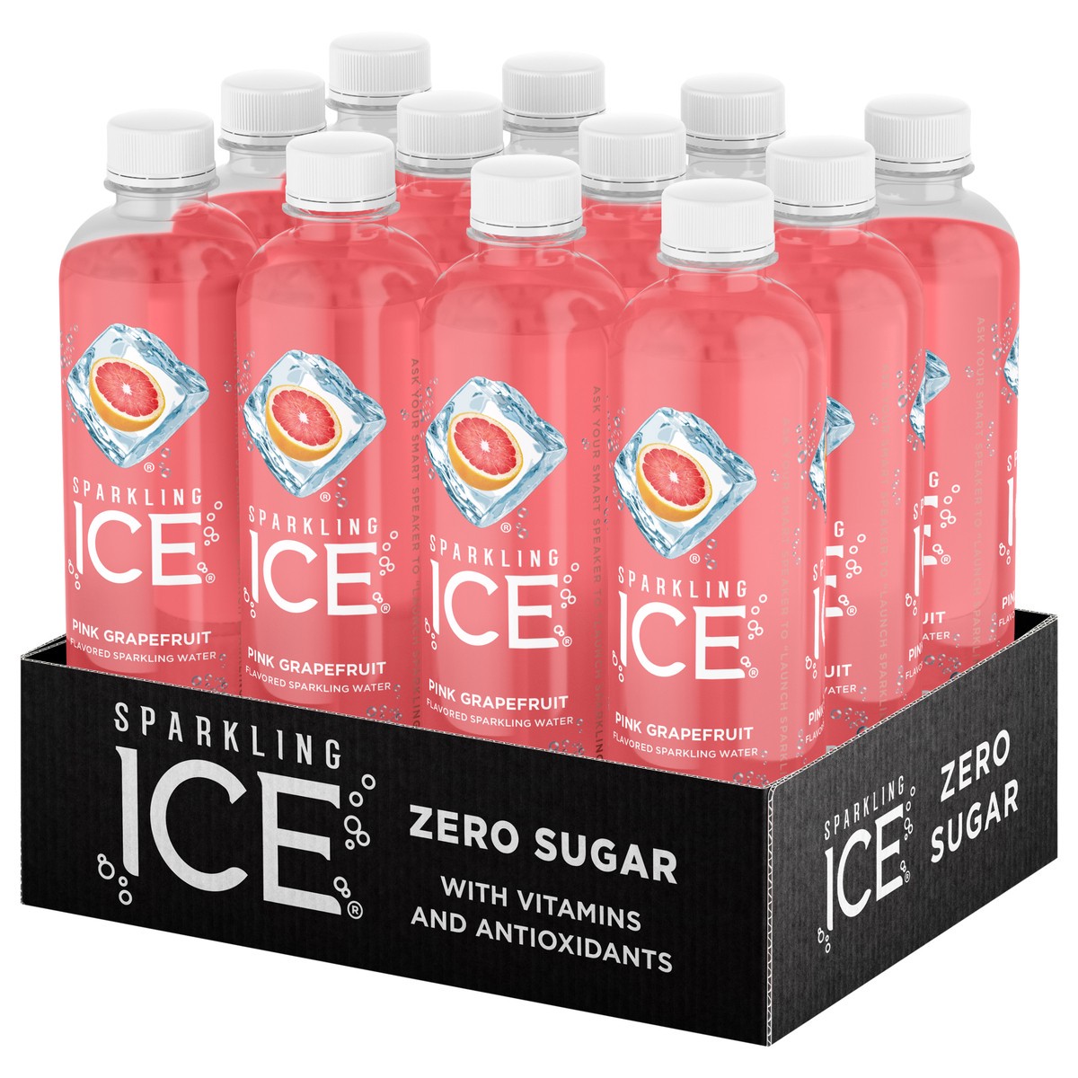 slide 4 of 7, Sparkling ICE Pink Grapefruit, 17 Fl Oz Bottle (Pack of 12), 12 ct