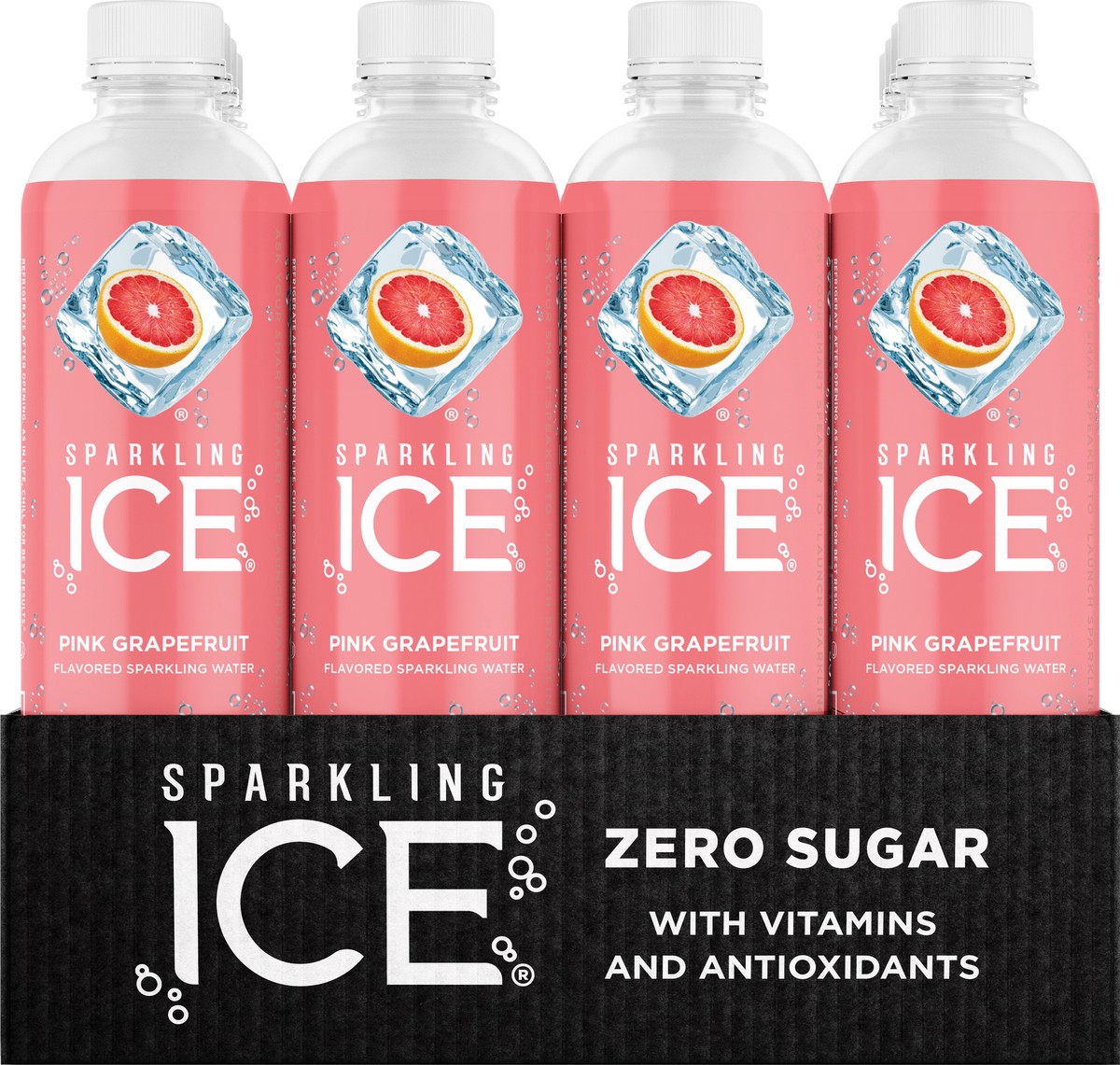 slide 3 of 7, Sparkling ICE Pink Grapefruit, 17 Fl Oz Bottle (Pack of 12), 12 ct