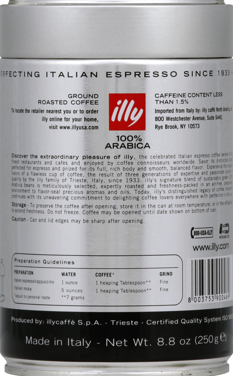 slide 2 of 3, illy Coffee Scura Ground - 8.8 oz, 8.8 oz